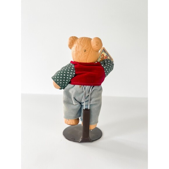 Vintage The O’Bear Family Porcelain Teddy Bear Benjamin Jointed Bear - Picture 2 of 5